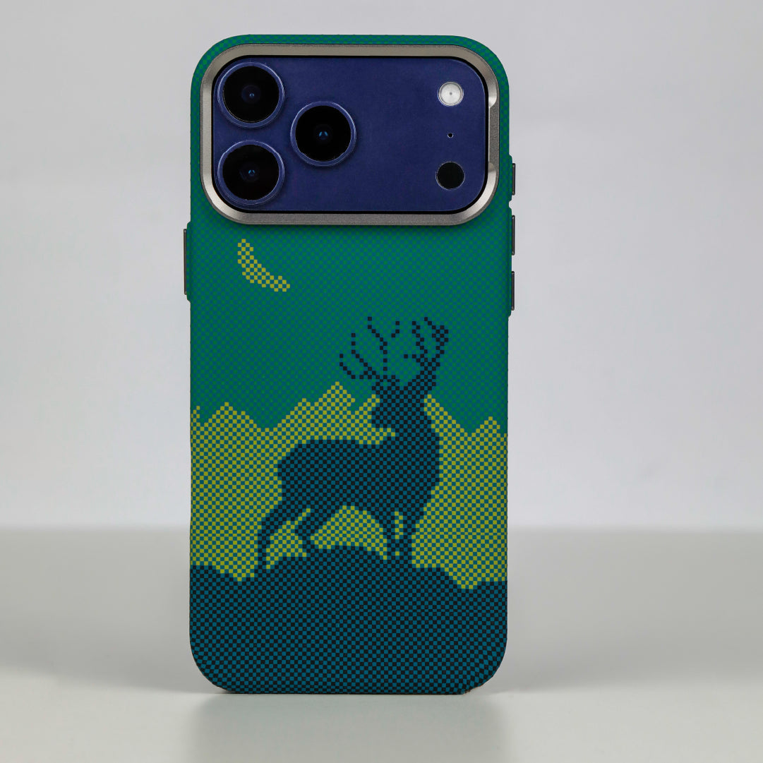 كڤر حماية MagCarbon Deer من LZEL لجهاز iPhone 17 Pro Max | غزال