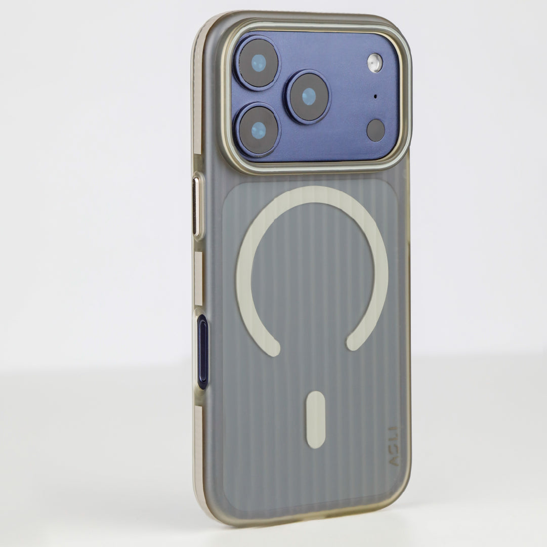 ASLI Corrugatedmag Wave Refined Magsafe Case With Enhanced Camera Protection Case For iPhone 17 Pro Max