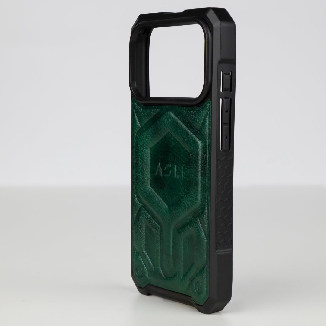 ASLI Leather Hybrid Premium Leather Case With Drop Protection And Heat Dissipation Case For 17 Pro