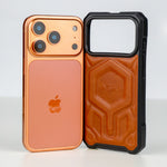 ASLI Leather Hybrid Premium Leather Case With Drop Protection And Heat Dissipation Case For 17 Pro