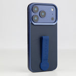 LZEL MagCarbon Strap Carbon Design with 360° Grip and Raised-Edge Protection Back Cover for iPhone 17 Pro Max