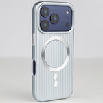 ASLI Corrugared Ridge Premium Metalic Case With Enhanced Camera Protection Case For iPhone 17 Pro Max