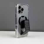 LZEL Clearmag Kickstand Clear Strap Magsafe With Enhanced Edge Protection Case For iPhone 16 Pro