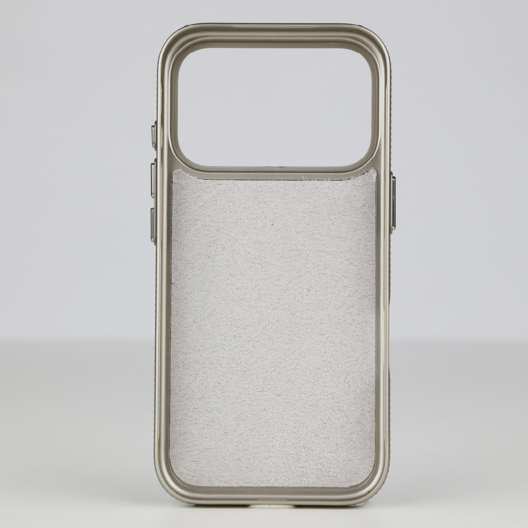 ASLI Corrugared Ridge Premium Metalic Case With Enhanced Camera Protection Case For iPhone 17 Pro Max