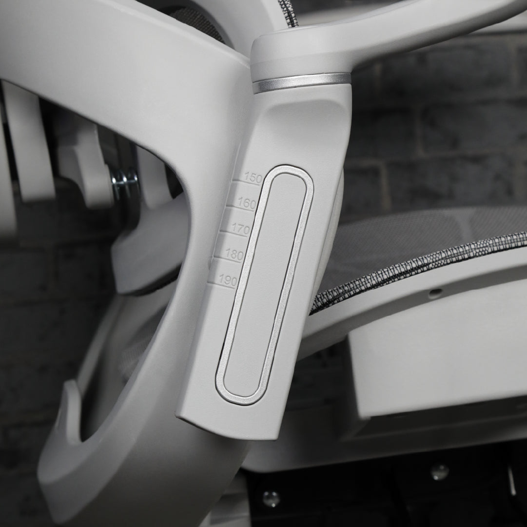 Ergonomic Office Chair – Footrest, Sliding Mechanism, Class 4 Gas Lift | Gray