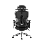 Ergonomic Office Chair – Footrest, Sliding Mechanism, Class 4 Gas Lift | Black