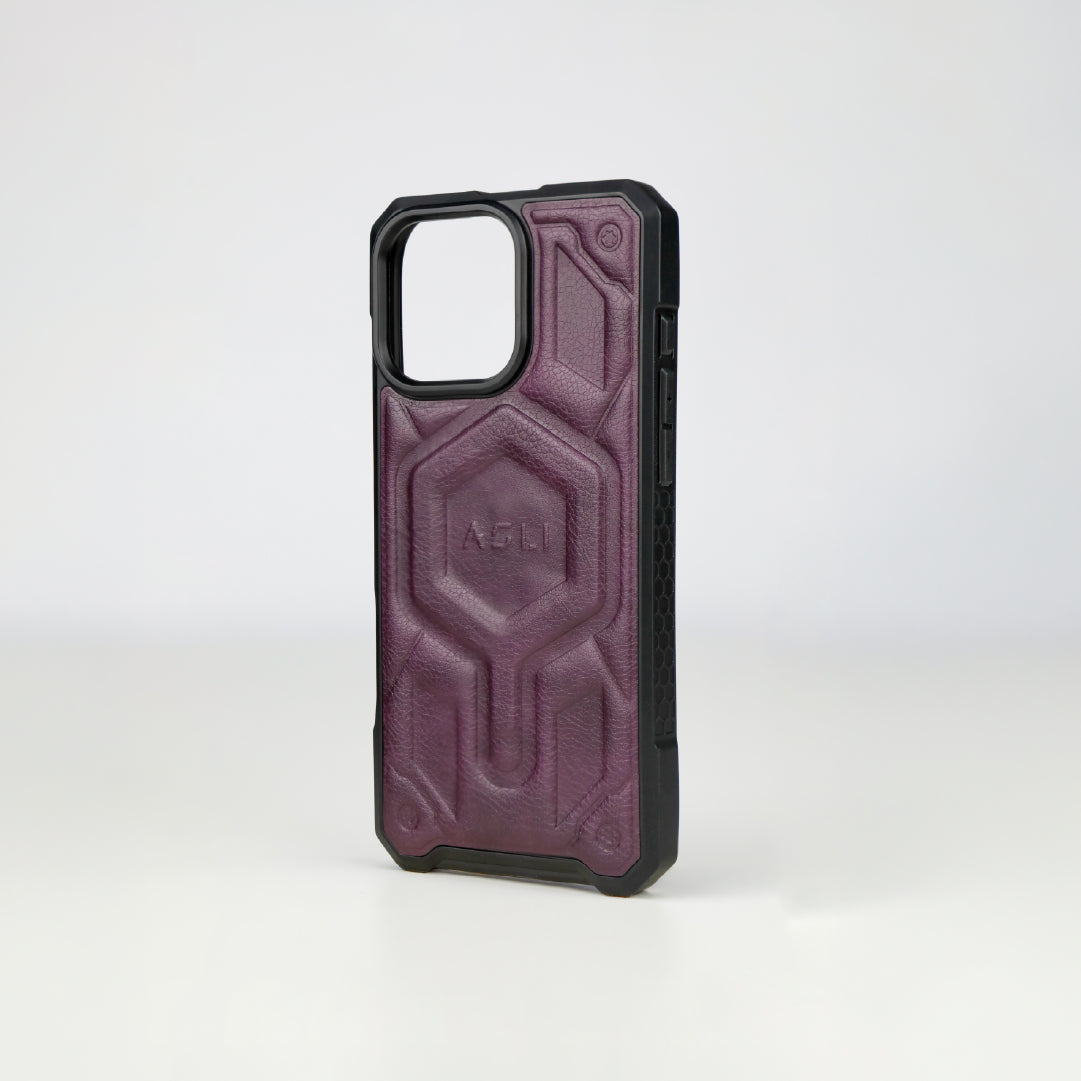 ASLI Leather Hybrid Premium Leather Case With Drop Protection And Heat Dissipation Case For 16 Pro