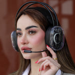 Asli Global EvoStrike G3 Over-Ear Wired Headphone | Black