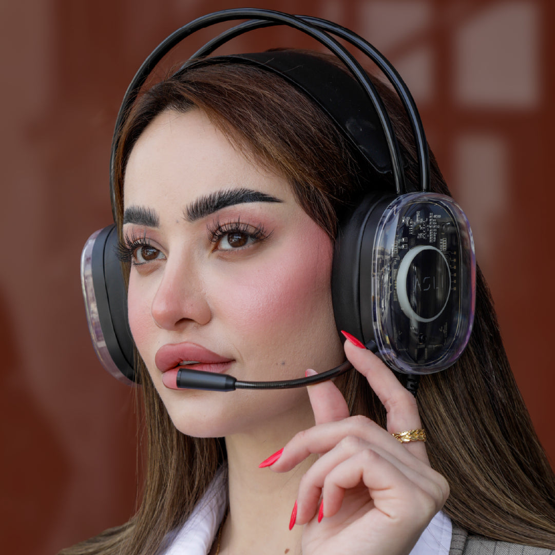Asli Global EvoStrike G3 Over-Ear Wired Headphone | Black