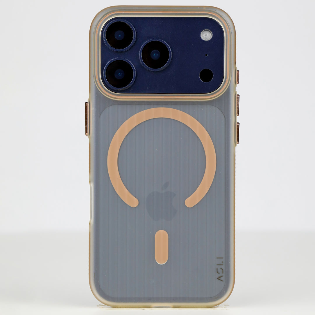 ASLI Corrugatedmag Wave Refined Magsafe Case With Enhanced Camera Protection Case For iPhone 17 Pro Max