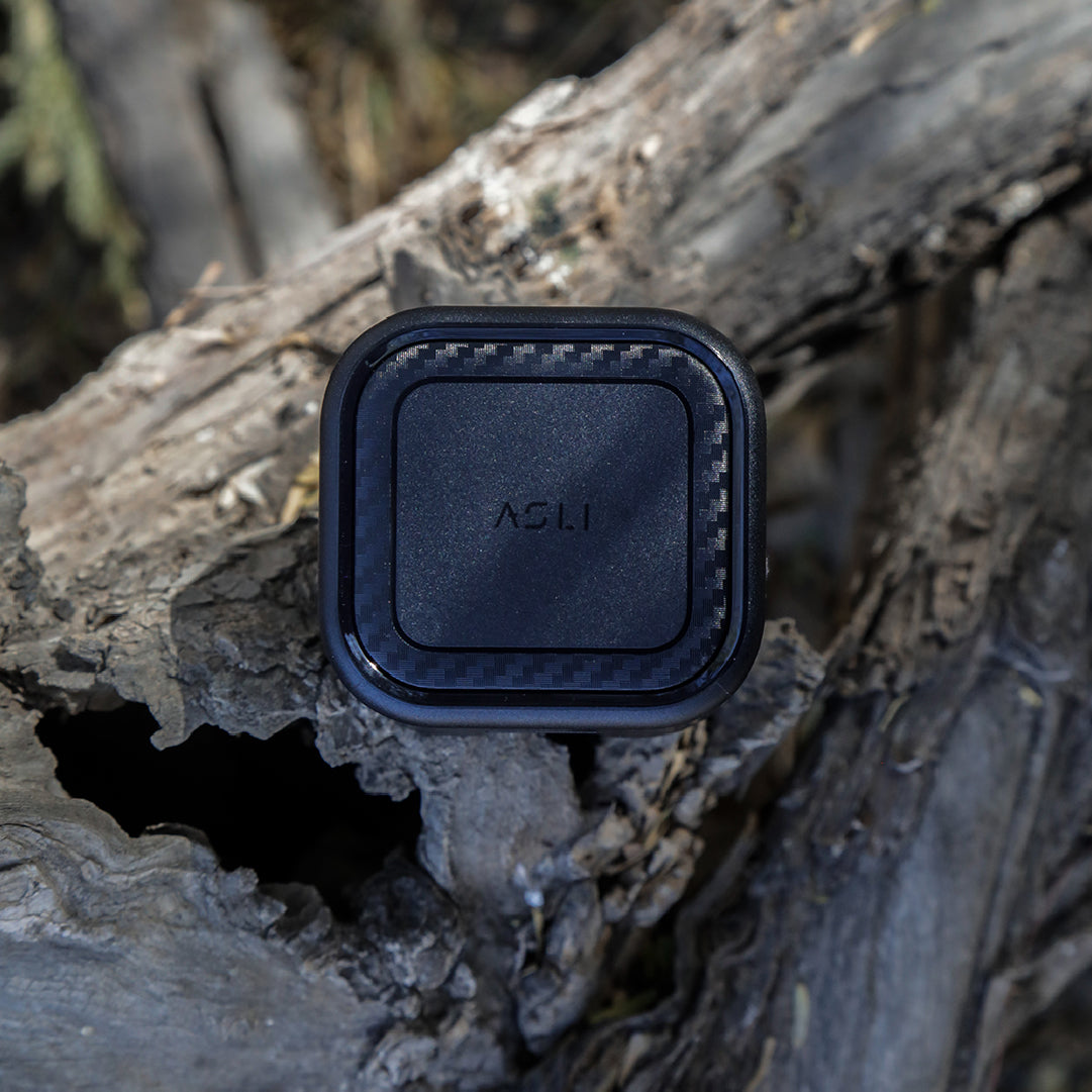  شاحن Asli Primevolt GaN بقدرة 35 واط – منفذ USB-C ومنفذ USB-A 