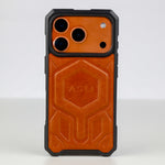 ASLI Leather Hybrid Premium Leather Case With Drop Protection And Heat Dissipation Case For 17 Pro
