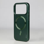 ASLI Corrugared Ridge Premium Metalic Case With Enhanced Camera Protection Case For iPhone 17 Pro Max