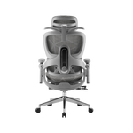 كرسي مكتب مريح (Ergonomic) – مسند قدم، آلية انزلاق، رافعة غاز Class 4 | رمادى