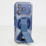 LZEL Clearmag Kickstand Clear Strap Magsafe With Enhanced Edge Protection Case For iPhone 17 Pro Max