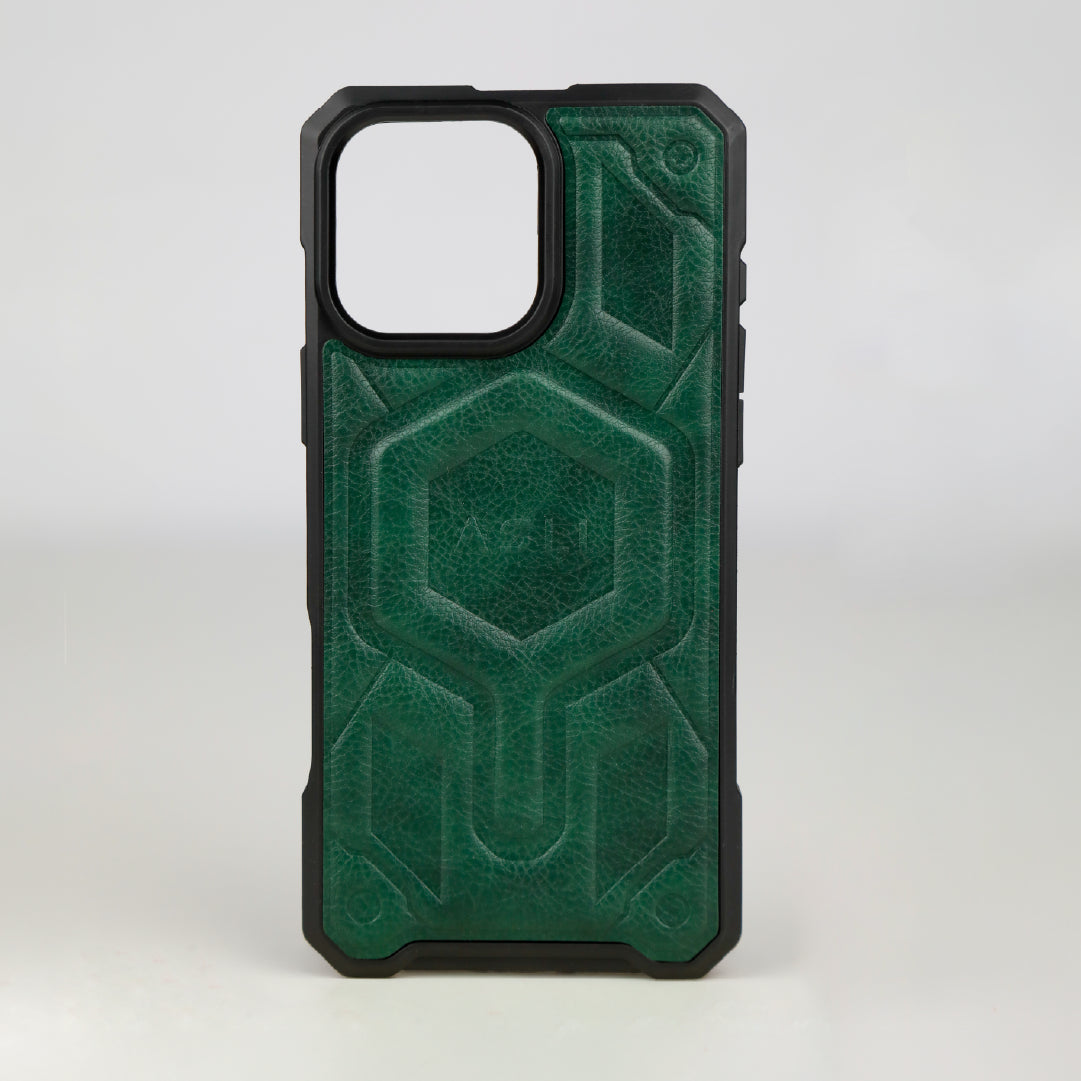 ASLI Leather Hybrid Premium Leather Case With Drop Protection And Heat Dissipation Case For 16 Pro