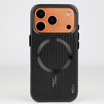 ASLI Corrugared Ridge Premium Metalic Case With Enhanced Camera Protection Case For iPhone 17 Pro Max
