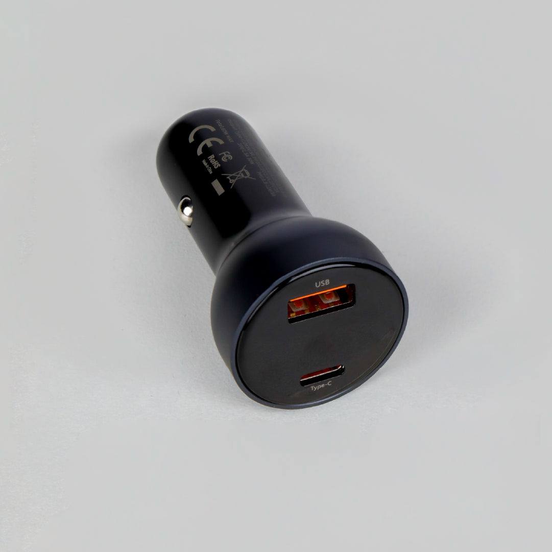 شاحن سيارة LZEL PulseCharge Elite بقدرة 60 واط – USB-C PD وPPS + USB-A