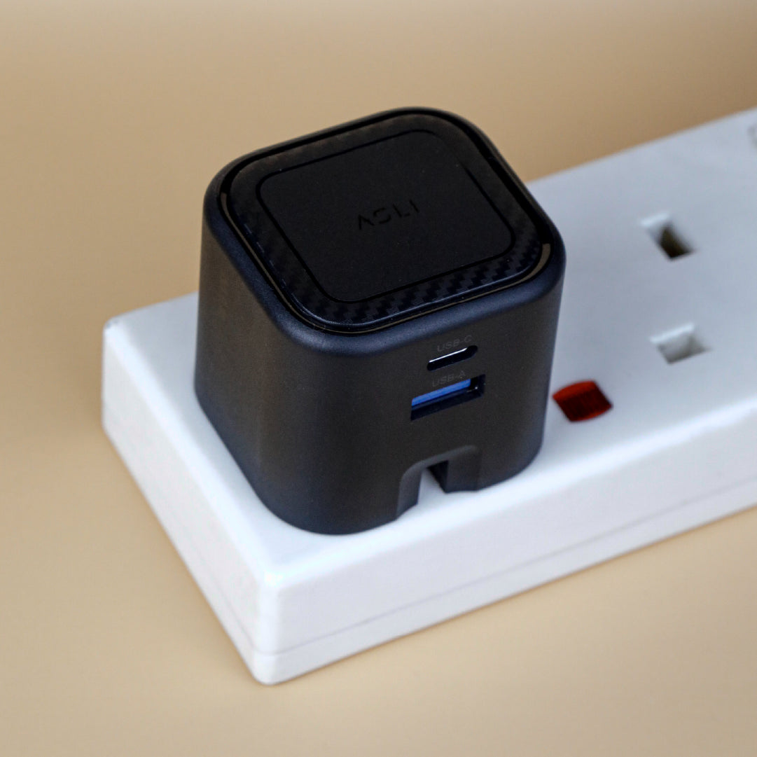 Asli  Global Powercore 45 Gan Dual Port Usb-A & Usb-C Fast Charger