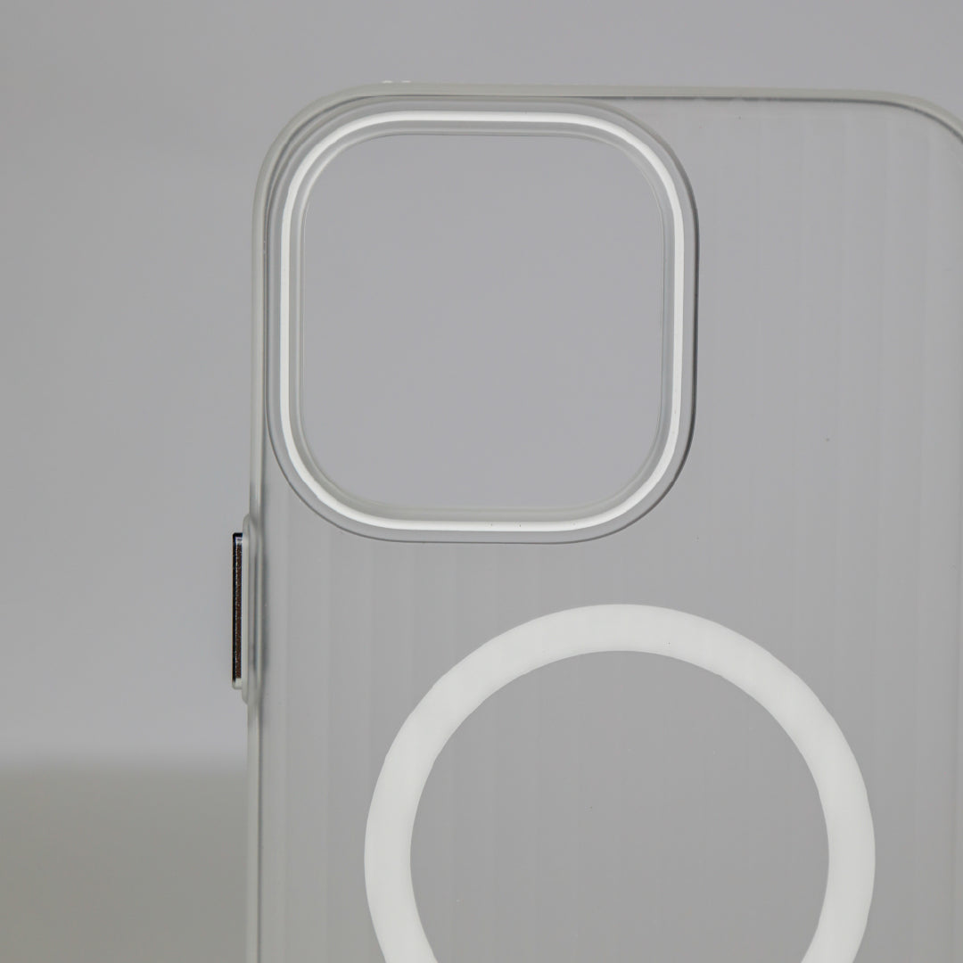 كڤر حماية ASLI Corrugated Mag Wave Refined MagSafe لهاتف iPhone 16 Pro Max مع حماية مُعزّزة للكاميرا.