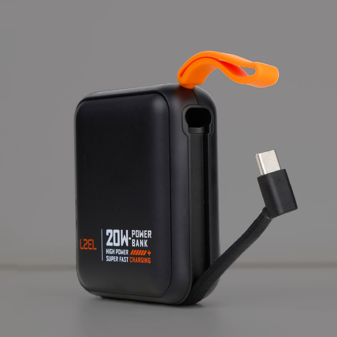 بطارية متنقلة ZenoFlex Charge Mini من ليزل بسعة 10000 مللي أمبير بتقنية الشحن السريع PD 