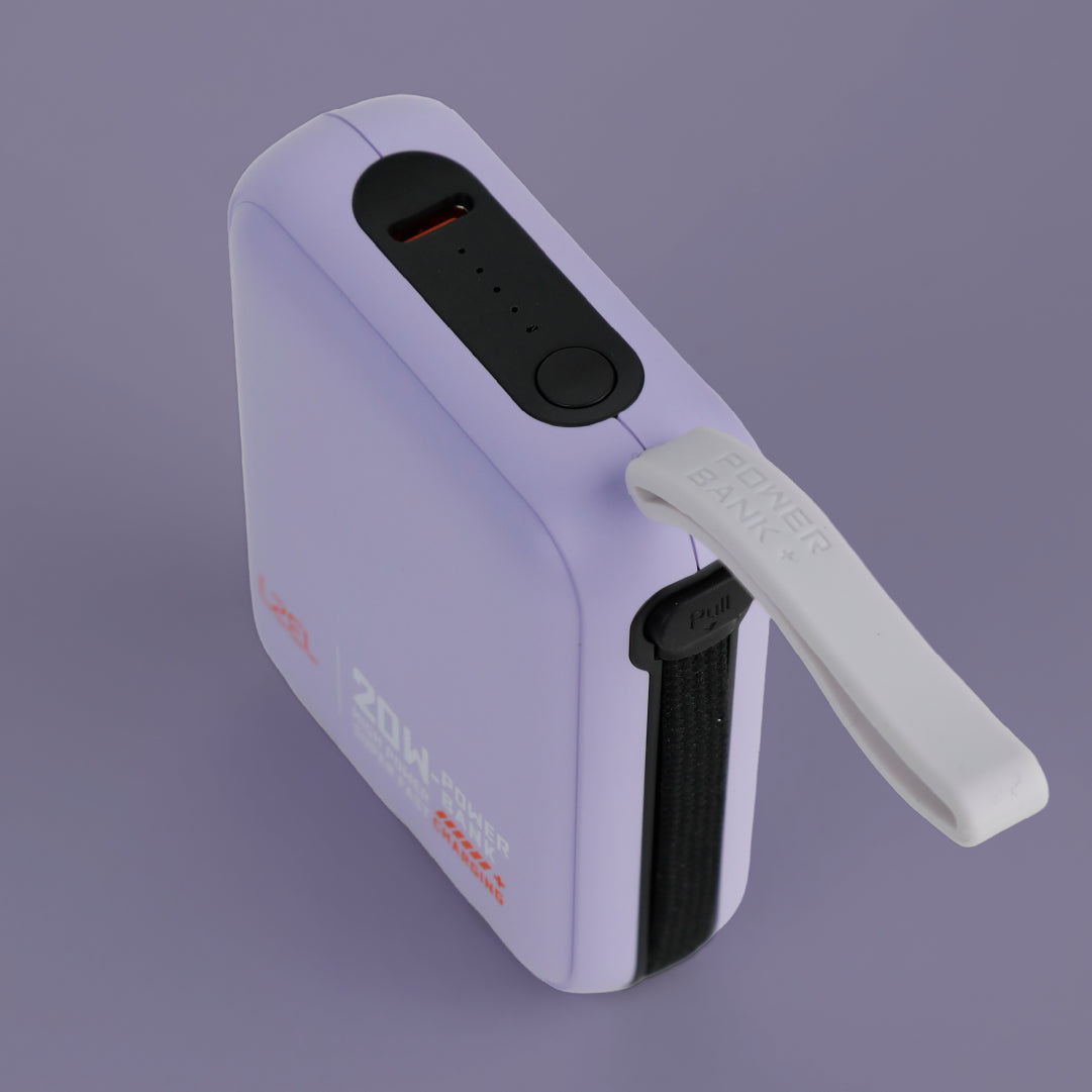 بطارية متنقلة ZenoFlex Charge Mini من ليزل بسعة 10000 مللي أمبير بتقنية الشحن السريع PD 