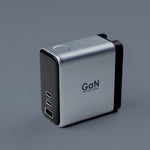 LZEL 100W GaN Travel Charger with 3-Port PD Digital Display & UK/EU/AU Plugs