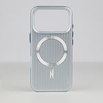 ASLI Corrugared Ridge Premium Metalic Case With Enhanced Camera Protection Case For iPhone 17 Pro Max