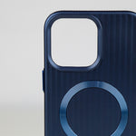 ASLI Corrugared Ridge Premium Metalic Case With Enhanced Camera Protection Case For iPhone 16 Pro Max