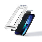 حماية شاشة Lzel CrystalVue Series 9H Full Cover Matte لهاتف iPhone 16 Pro / 17 Pro | حماية الخصوصية