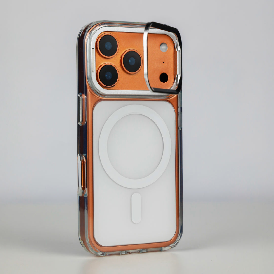 LZEL Hybrid Camera Frame Stand Case With Magsafe For IPhone 17 Pro Max