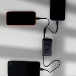 باور بانك LZEL Ampflow10 Mini – سعة 10000 مللي أمبير | شحن سريع 22.5 واط | كابلات مدمجة Type-C و Lightning | شحن لاسلكي