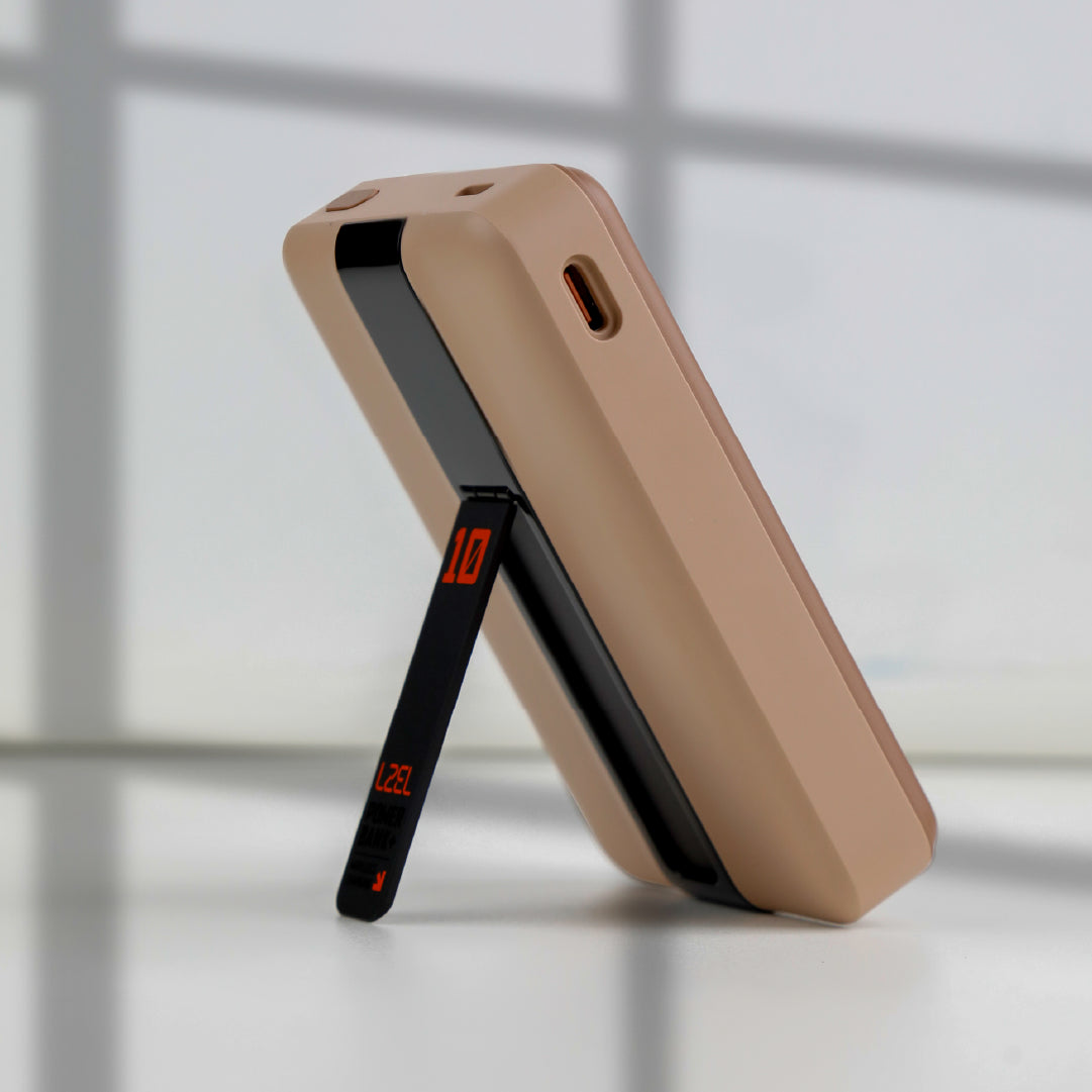 LZEL ZenoFlex MaxCharge 10000mAh Wireless Charging Power Bank – 20W Wired Output / 18W Input (15W Wireless)