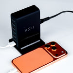 Asli Global Turboxis Series 235W Gan-7-Port Fast Charging Station With Power Delivery & PPS