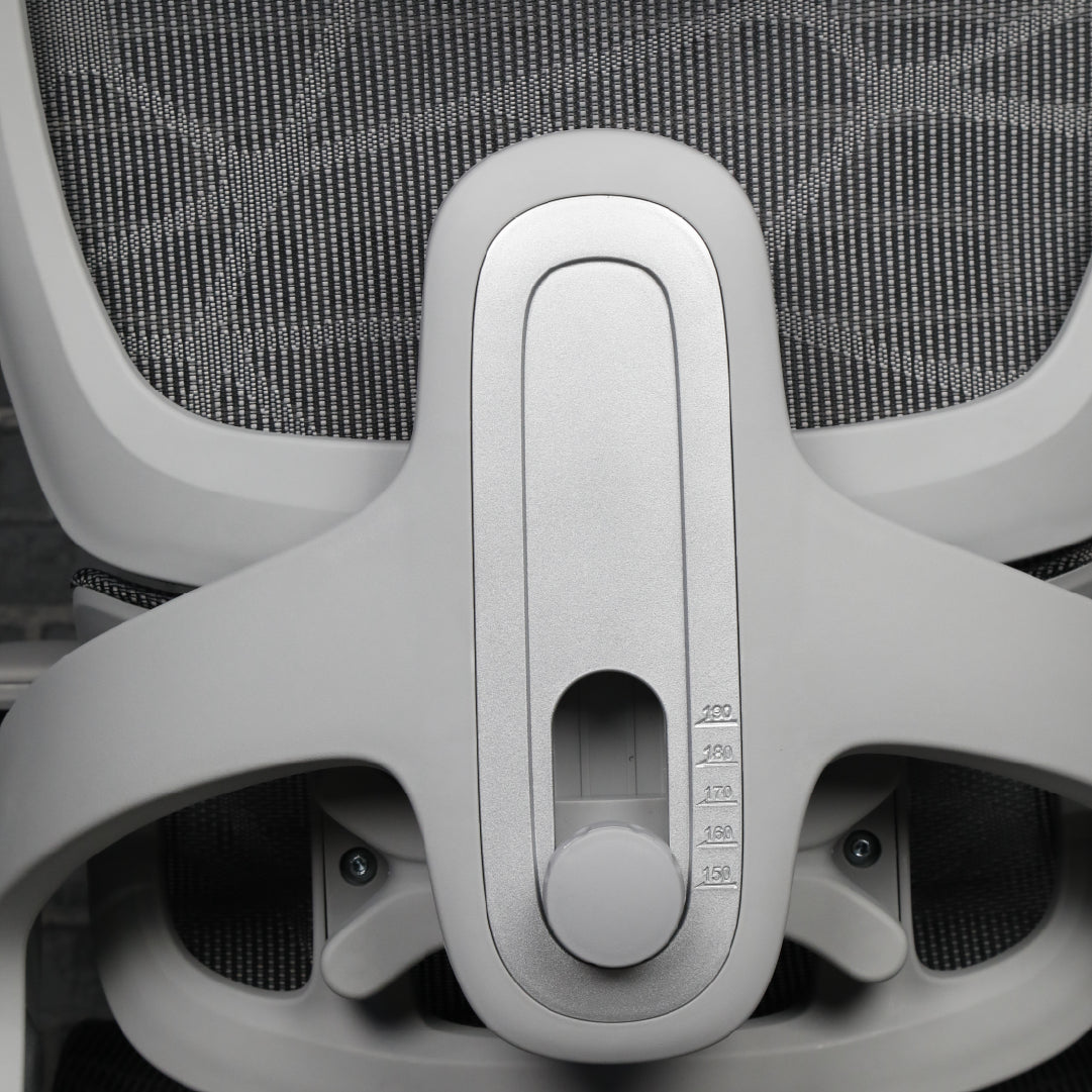 Ergonomic Office Chair – Footrest, Sliding Mechanism, Class 4 Gas Lift | Gray