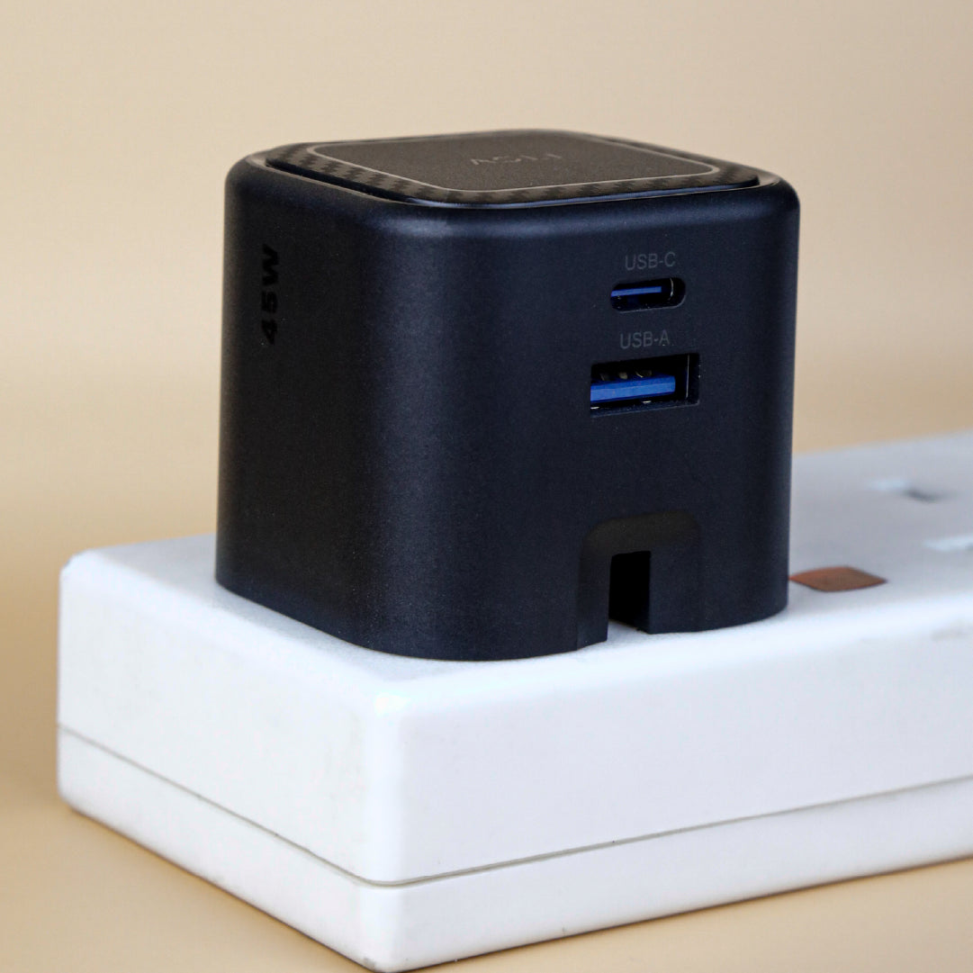 Asli  Global Powercore 45 Gan Dual Port Usb-A & Usb-C Fast Charger
