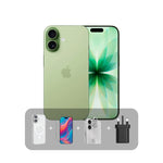 أبل آيفون 17 – سعة 256GB - شاشة 6.3 بوصة - يدعم شريحتي eSIM (النسخة اليابانية) + عرض الباندل | أخضر