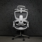 Ergonomic Office Chair – Footrest, Sliding Mechanism, Class 4 Gas Lift | Gray