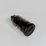 LZEL PulseCharge Mini Dual-Port Car Charger 35W – USB-C PD & USB-A QC3.0