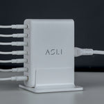 Asli Global Turboxis Series 235W Gan-7-Port Fast Charging Station With Power Delivery & PPS