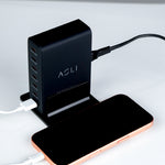 Asli Global Turboxis Series 235W Gan-7-Port Fast Charging Station With Power Delivery & PPS