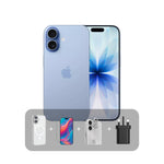 أبل آيفون 17 – سعة 256GB - شاشة 6.3 بوصة - يدعم شريحتي eSIM (نسخة اليابان) + عرض الباندل | أزرق