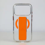 LZEL MagClear LeatherGrip Case for iPhone 17 Pro