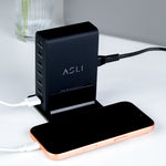 Asli Global Turboxis Series 235W Gan-7-Port Fast Charging Station With Power Delivery & PPS
