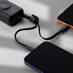 باور بانك LZEL Ampflow10 Mini – سعة 10000 مللي أمبير | شحن سريع 22.5 واط | كابلات مدمجة Type-C و Lightning | شحن لاسلكي