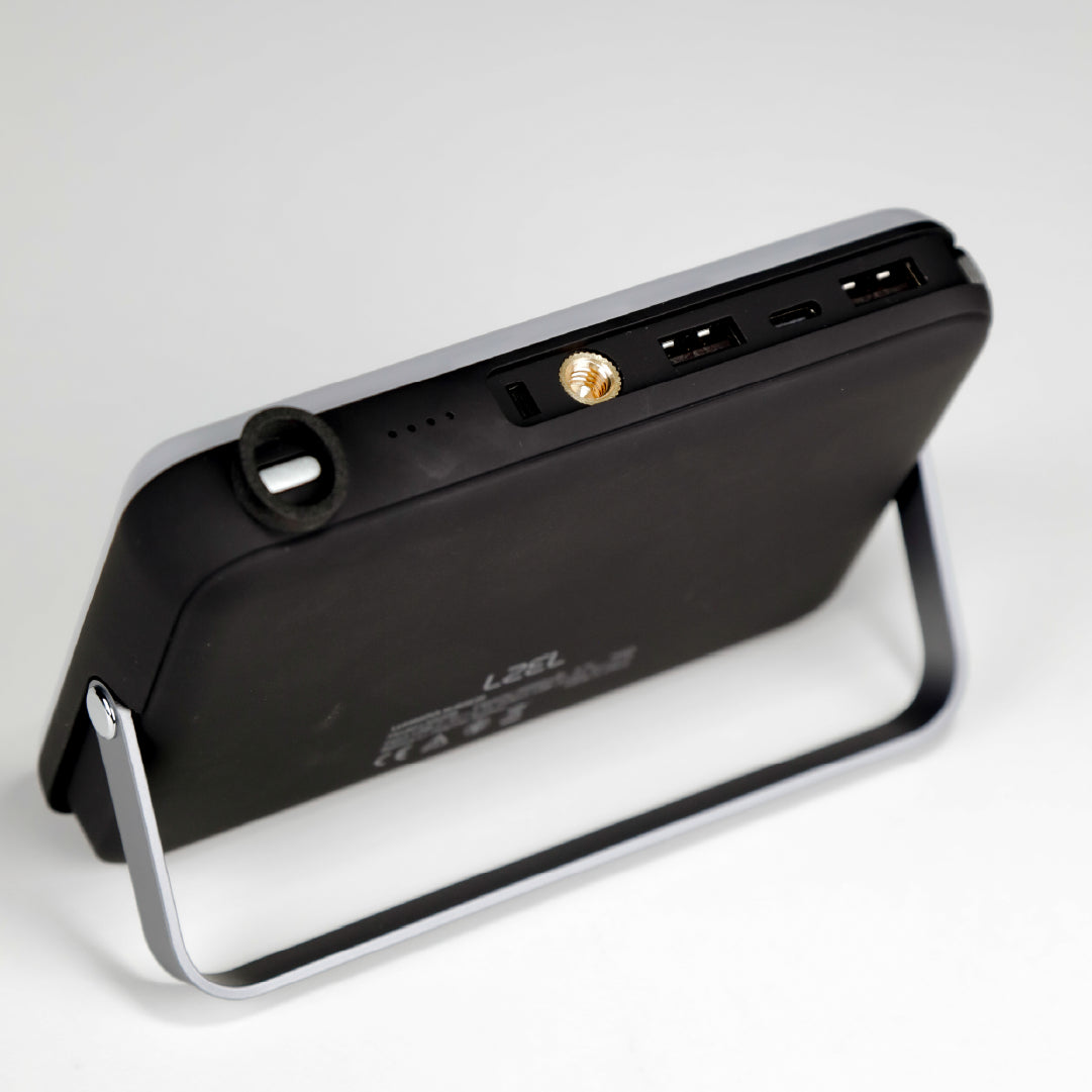 LZEL Luminova Surg10 كشاف LED ثلاثي الوضع + باور بنك، 100–800 لومن، قابل لإعادة الشحن USB-C 