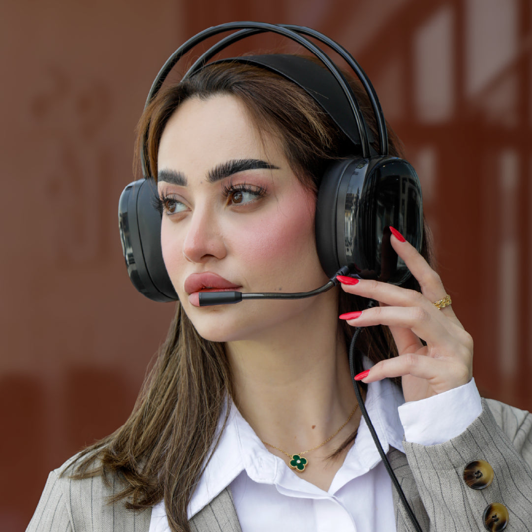 Asli Global EvoX G5 Ultimate Sound Over-Ear Wired Headphone | Black