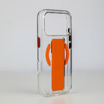 LZEL MagClear LeatherGrip Case for iPhone 17 Pro