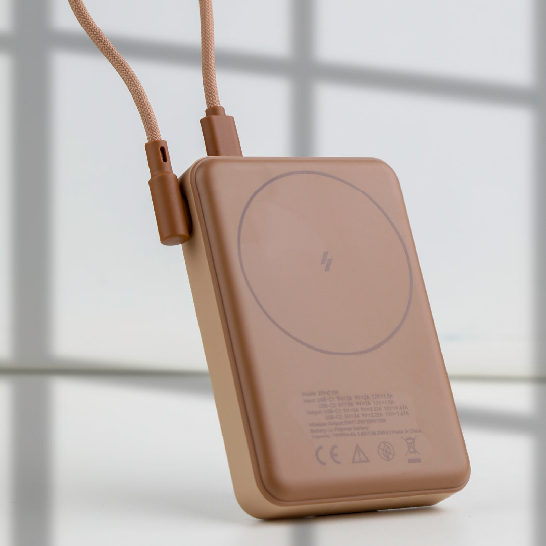 LZEL ZenoFlex MaxCharge 10000mAh Wireless Charging Power Bank – 20W Wired Output / 18W Input (15W Wireless)