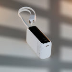 باور بانك LZEL Ampflow10 Mini – سعة 10000 مللي أمبير | شحن سريع 22.5 واط | كابلات مدمجة Type-C و Lightning | شحن لاسلكي